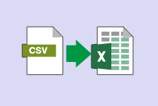 エクスポートしたCSVは自由に加工できる
